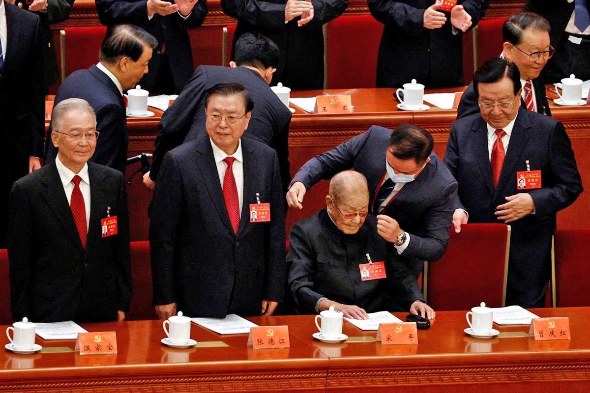 Chinese President Xi Jinping at the opening ceremony of the 20th National Congress of the Communist Party of China