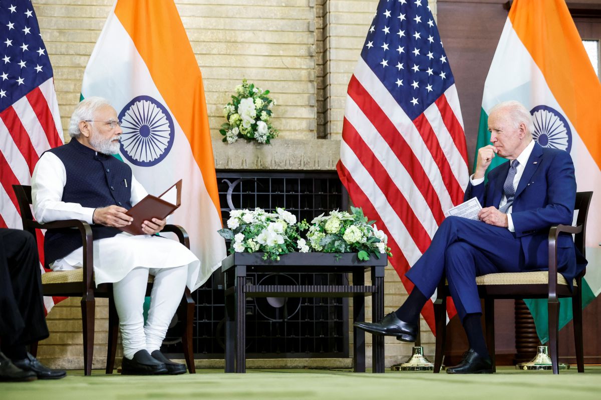 Narendra Modi and Joe Biden