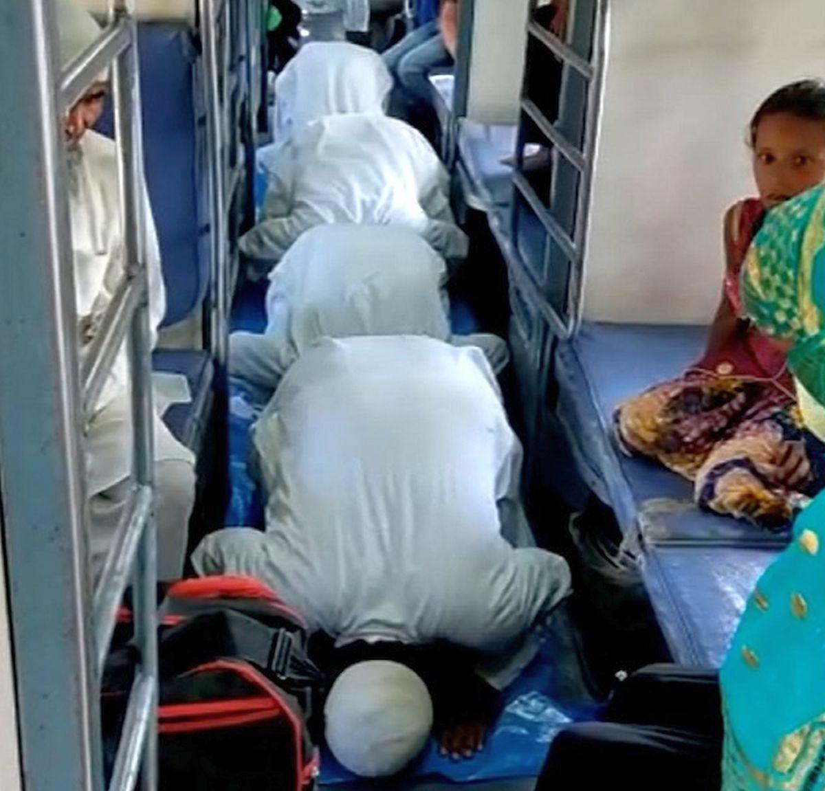 UP: Railway police probes namaz inside train incident - Rediff.com