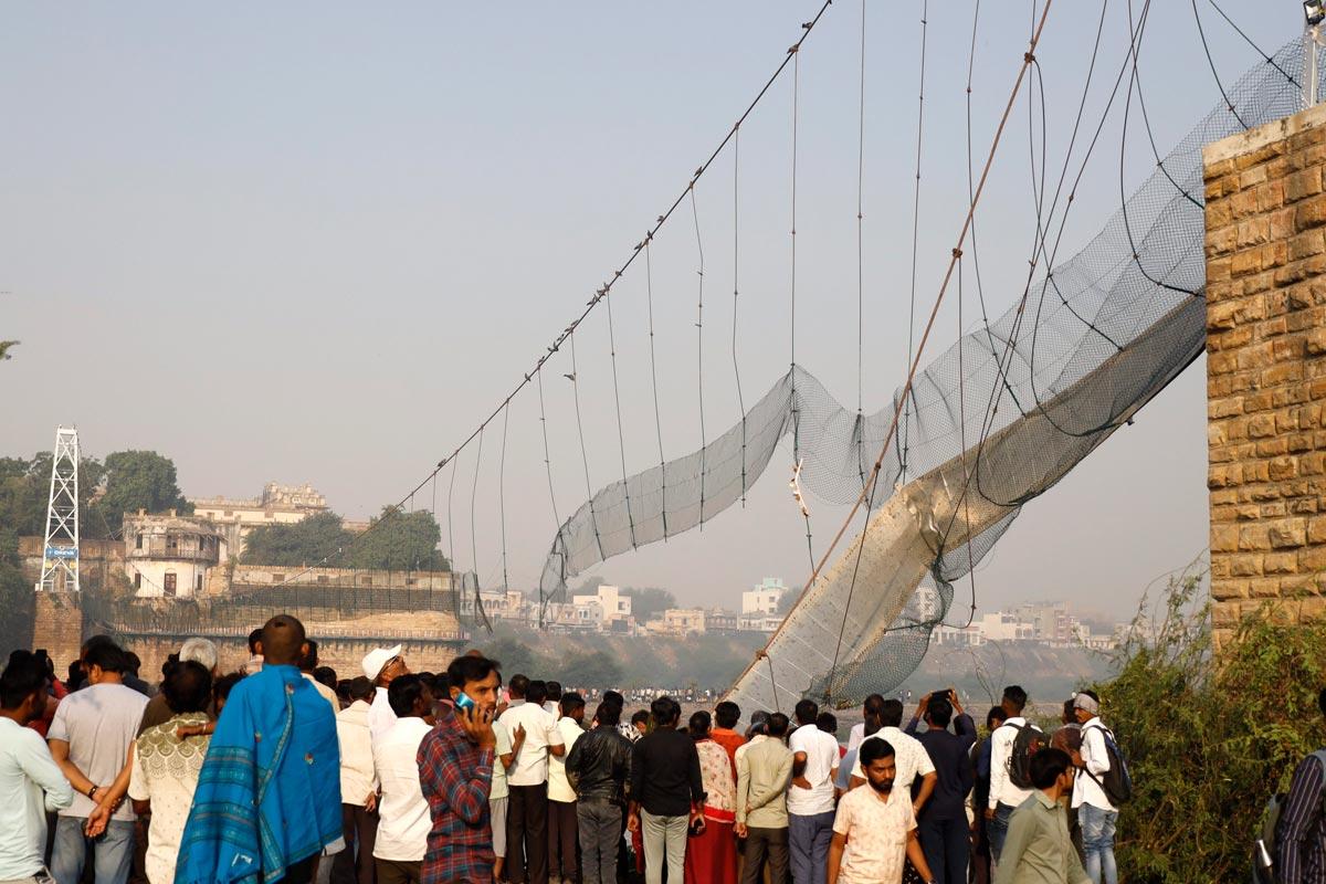 The Morbi bridge collapsed in October last year