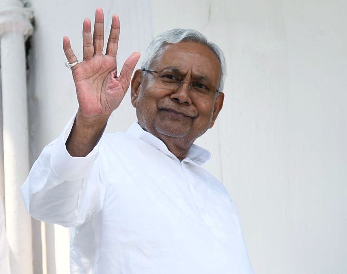 Outgoing Bihar CM Nitish Kumar
