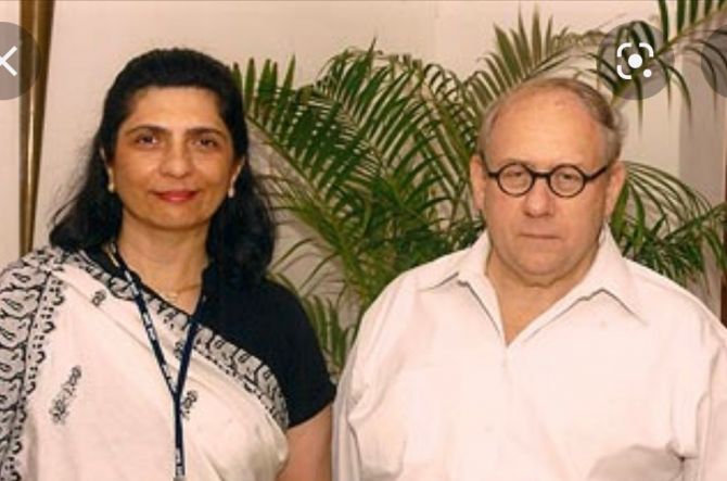 Dr Firuza R Parikh with her mentor Dr Alan DeCherney