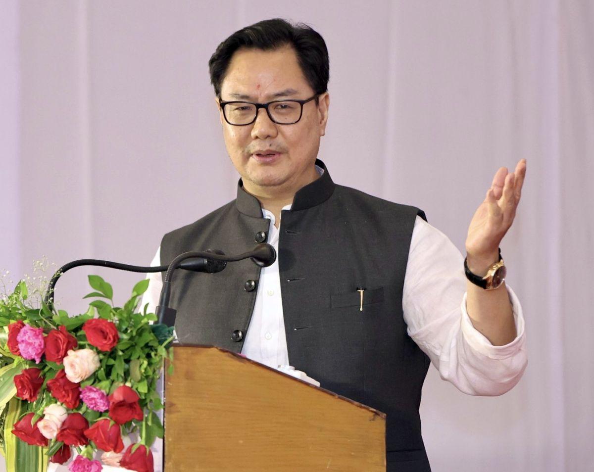 Union minister Kiren Rijiju