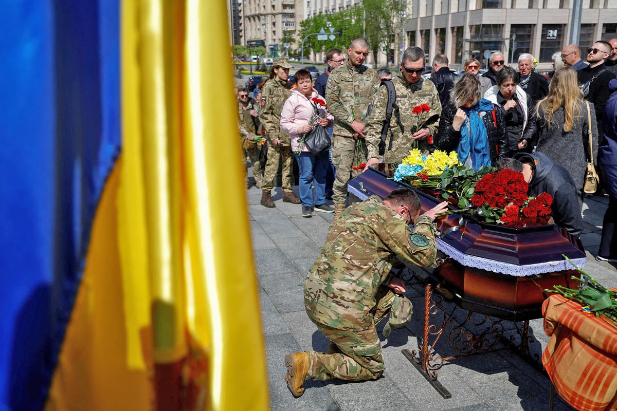 Ukraine Continues To Mourn Its Dead