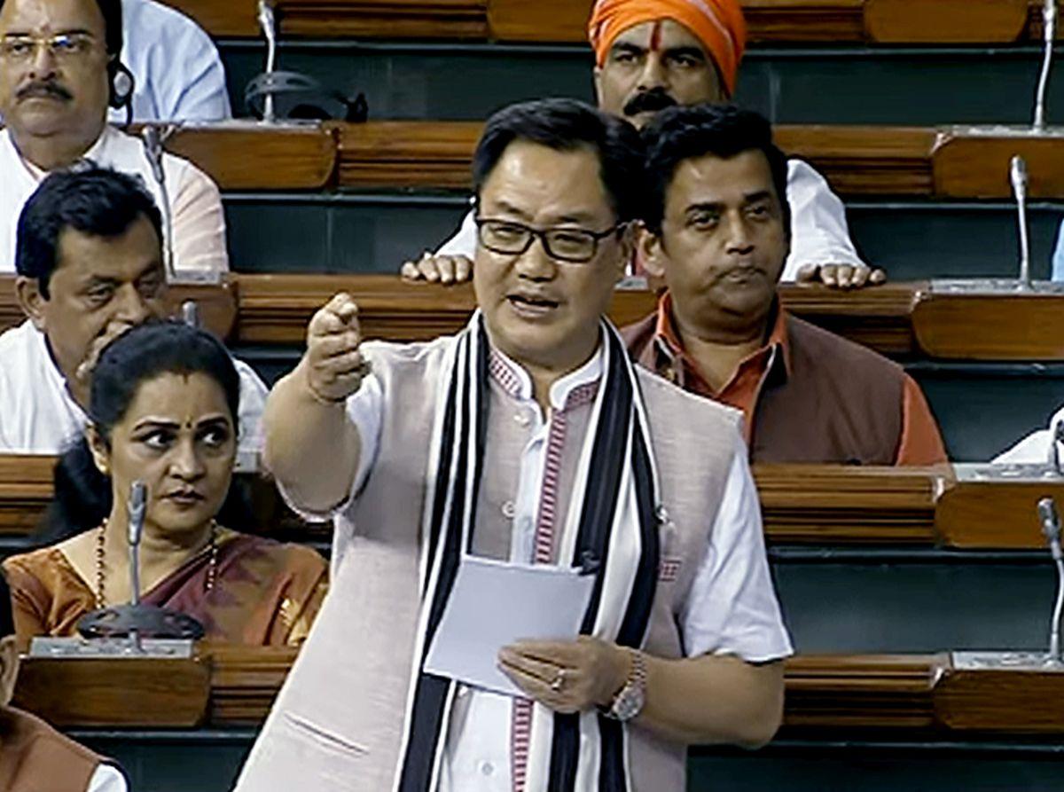 Rijiju Slams Oppn For Brining No-trust Vote, Cong Dares Him To ...