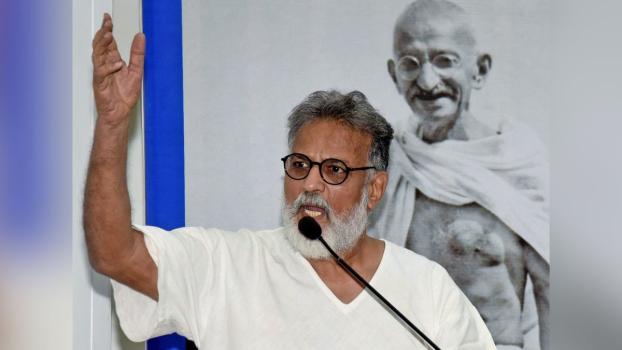 Tushar Gandhi, the great-grandson of Mahatma Gandhi/File image