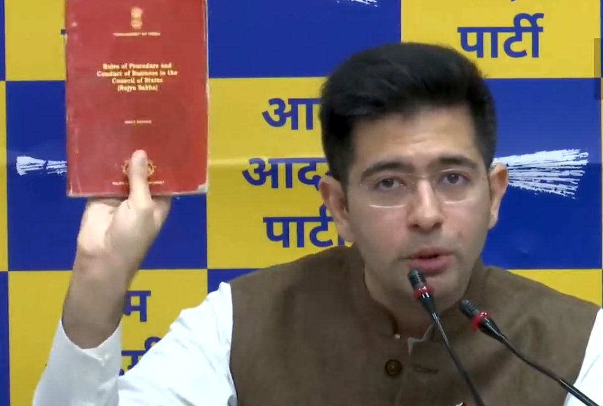 Challenge BJP...: Raghav Chadha over 'forged signatures' charge ...