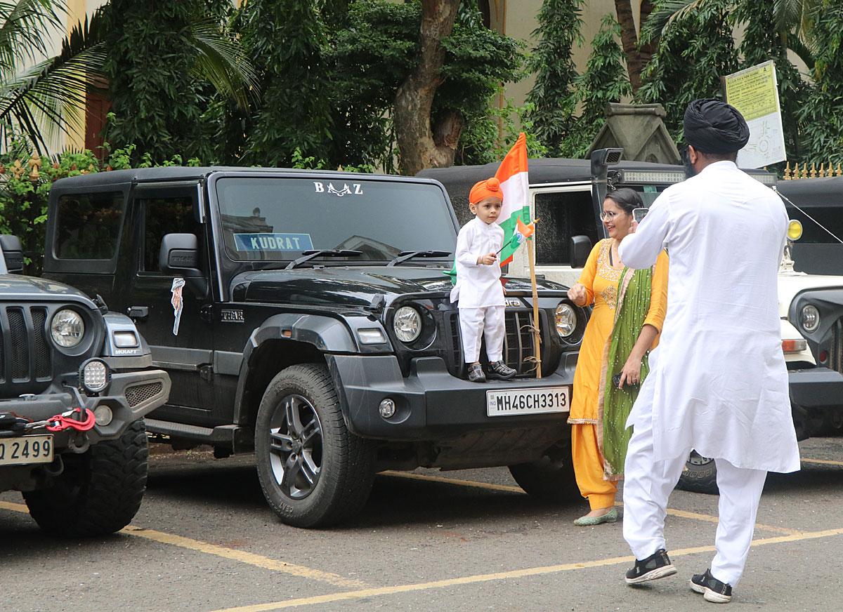 A family from Navi Mumbai in the Thar Rally