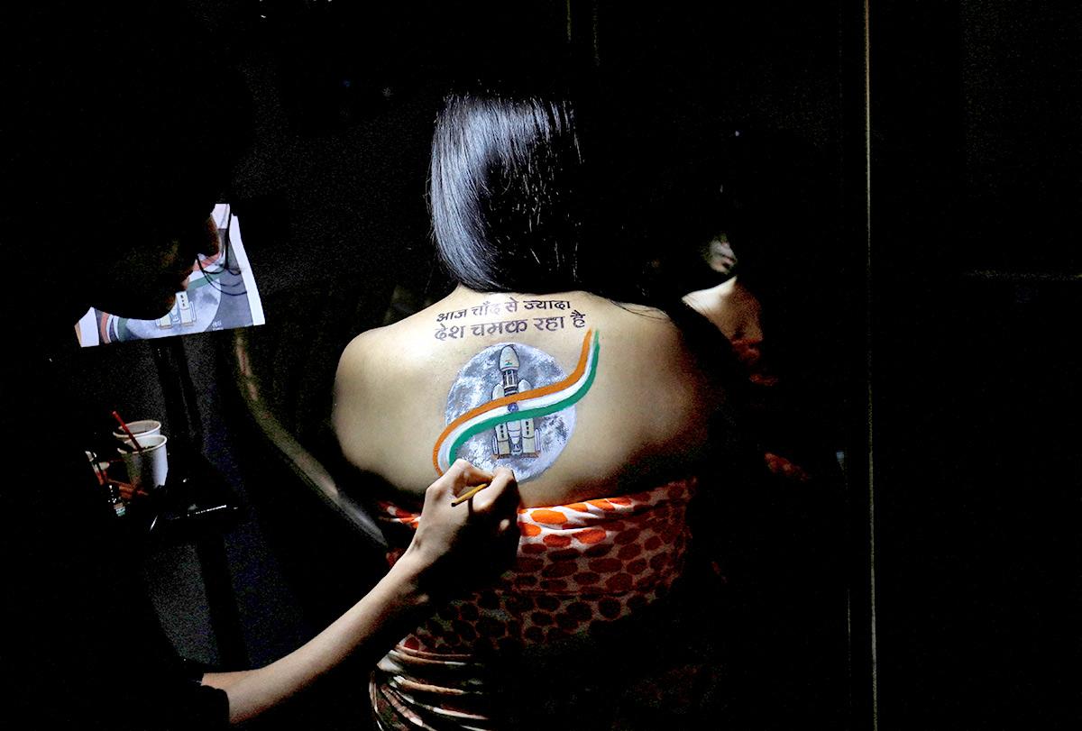 Chandrayaan-3 tatto