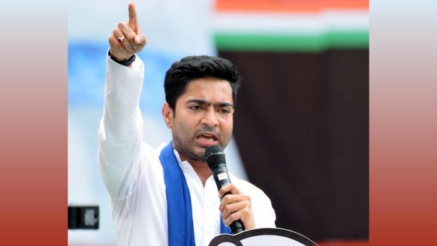 TMC's Abhishek Banerjee. Pic: ANI Photo