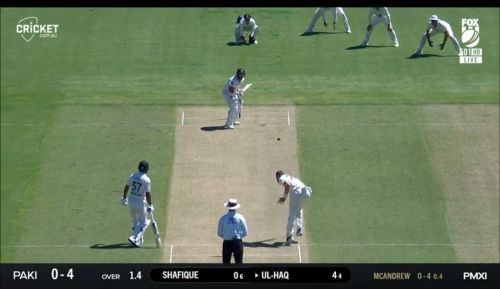 The TV grab, showing the word PAKI in the scorecard, was posted on X by an Australian journalist