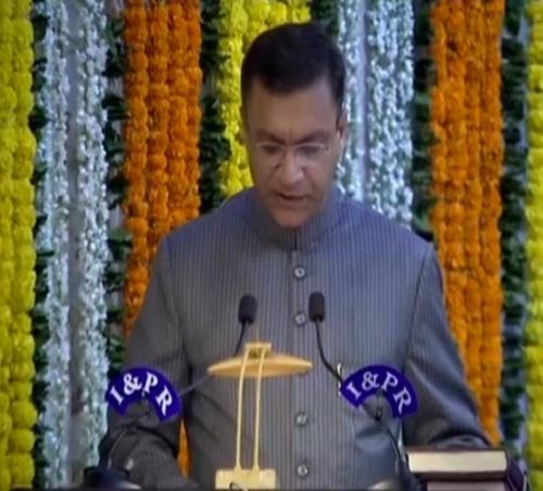 AIMIM's Akbaruddin Owaisi Takes Oath As Pro-tem Speaker Of Telangana ...