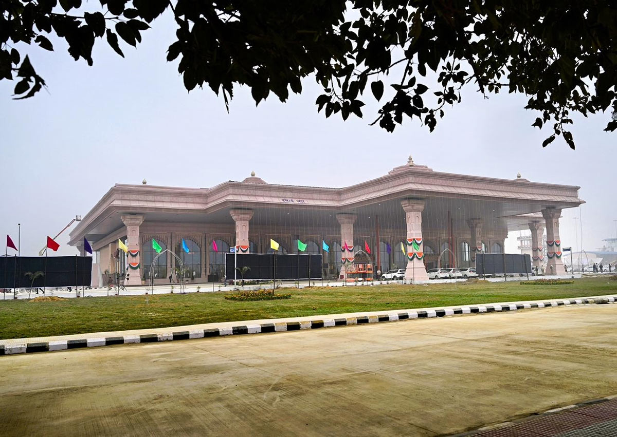 A view of Ayodhya airport./File image