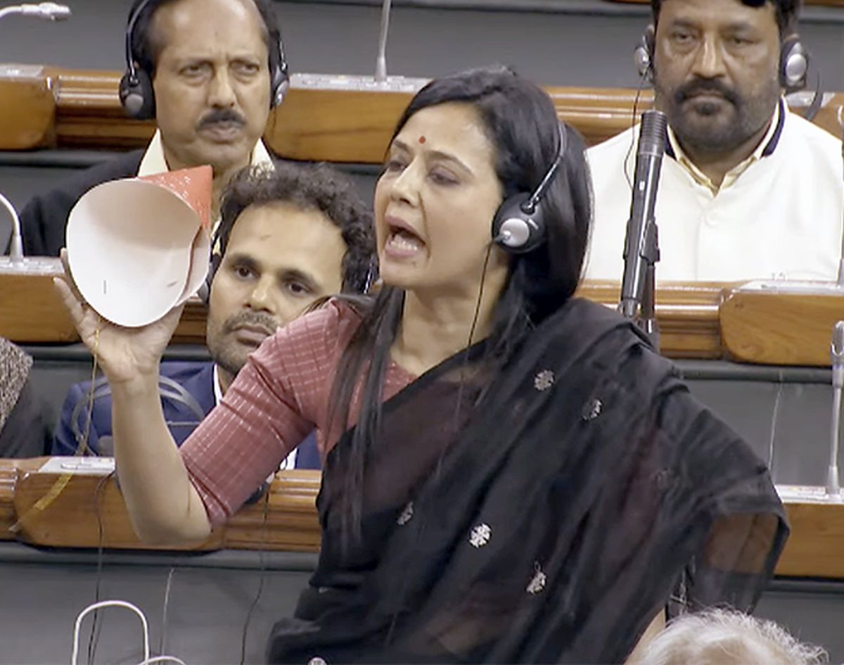 Mahua Moitra uses cuss words while attacking Adani in Lok Sabha