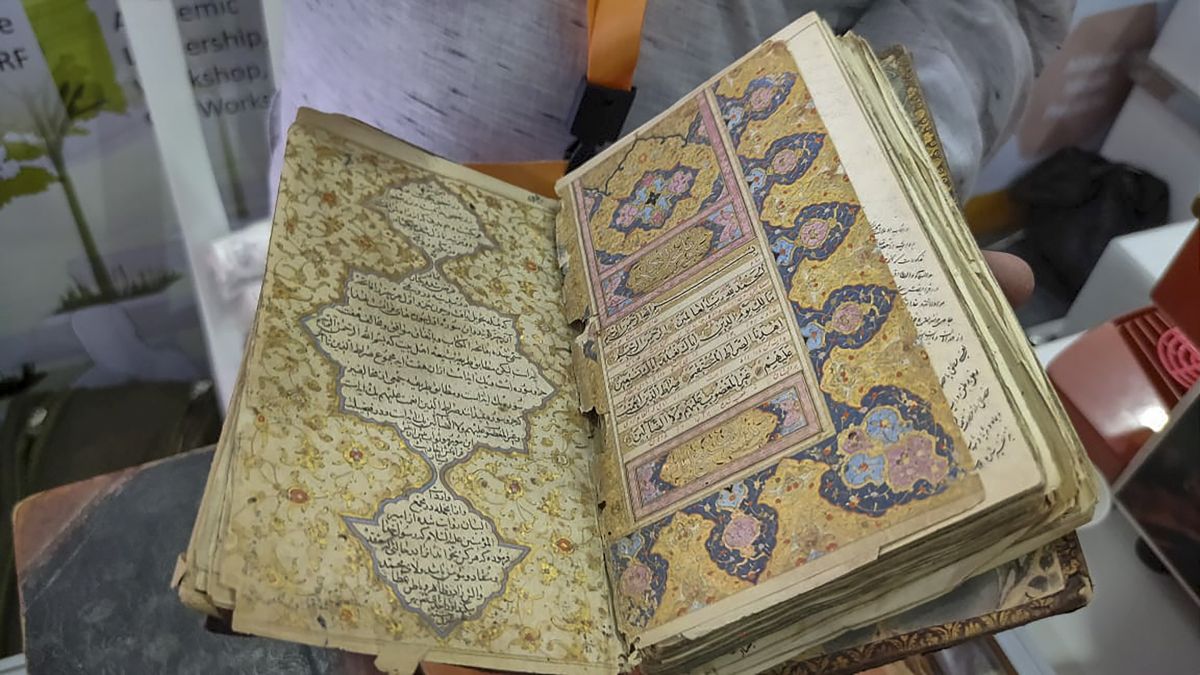 A rare copy of Quran, saved by RSS-inspired body, on display at ...