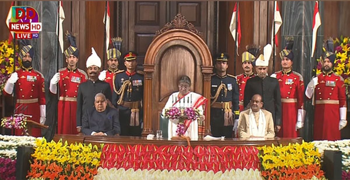 Full text: President Murmu's address to Parliament's Budget Session -  Rediff.com