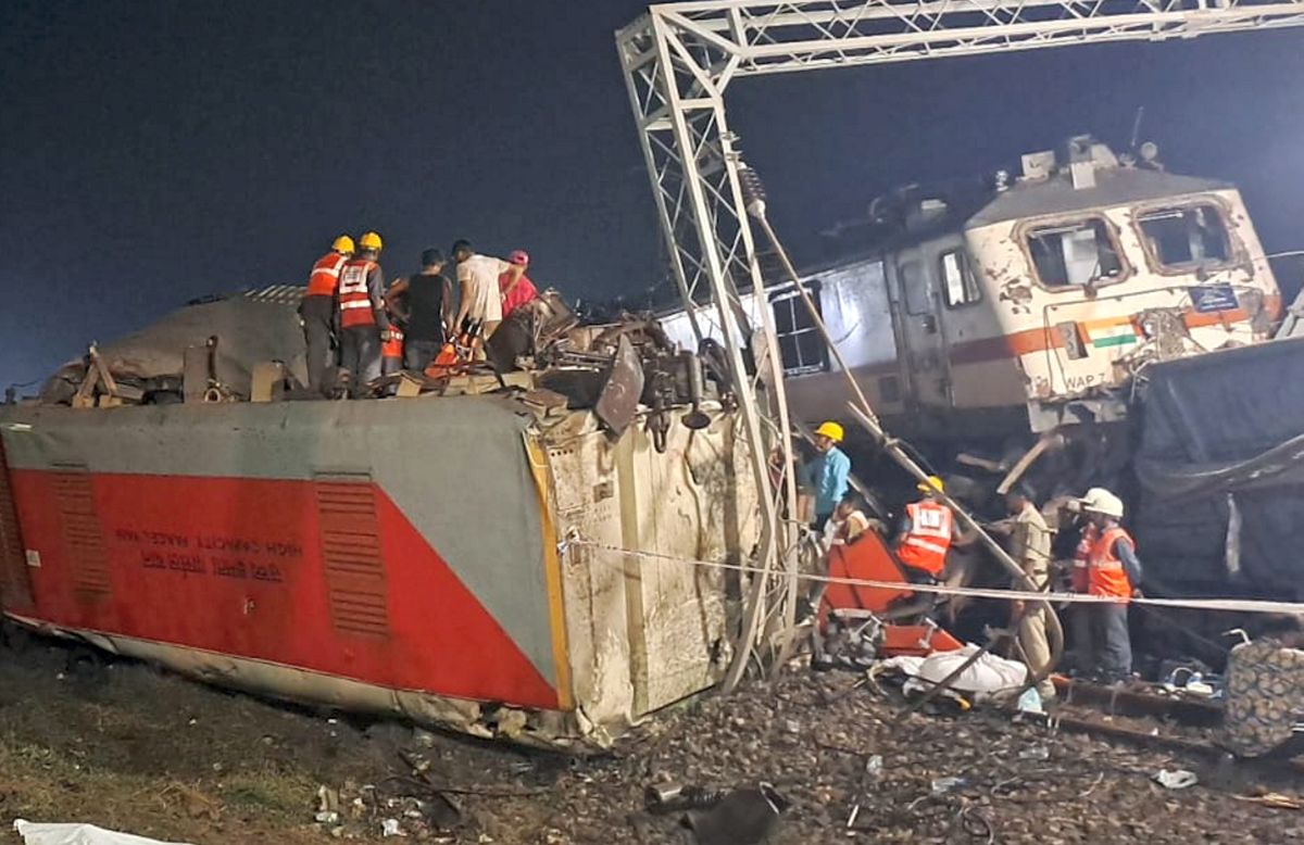 How rescue teams worked overnight at train crash site