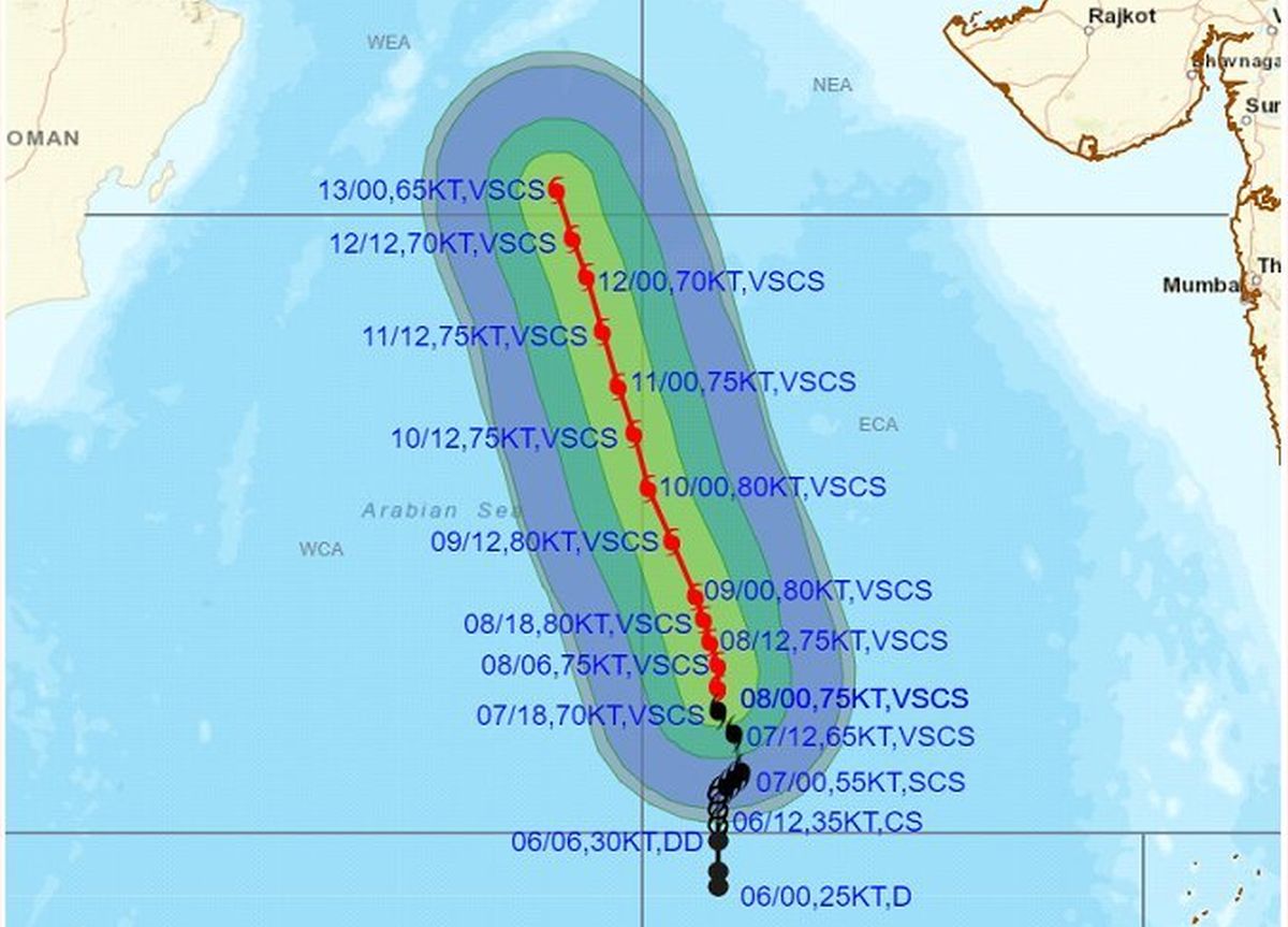 Very severe cyclonic storm Biparjoy to intensify, move northwards: IMD - Rediff.com