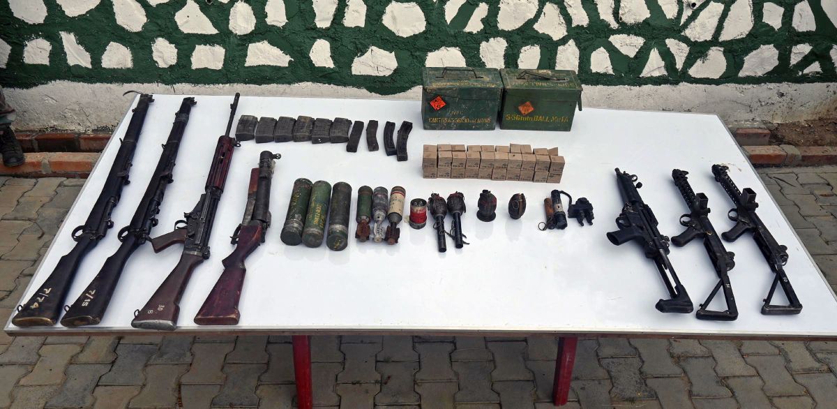 Snatched Arms recovered in Manipur in June