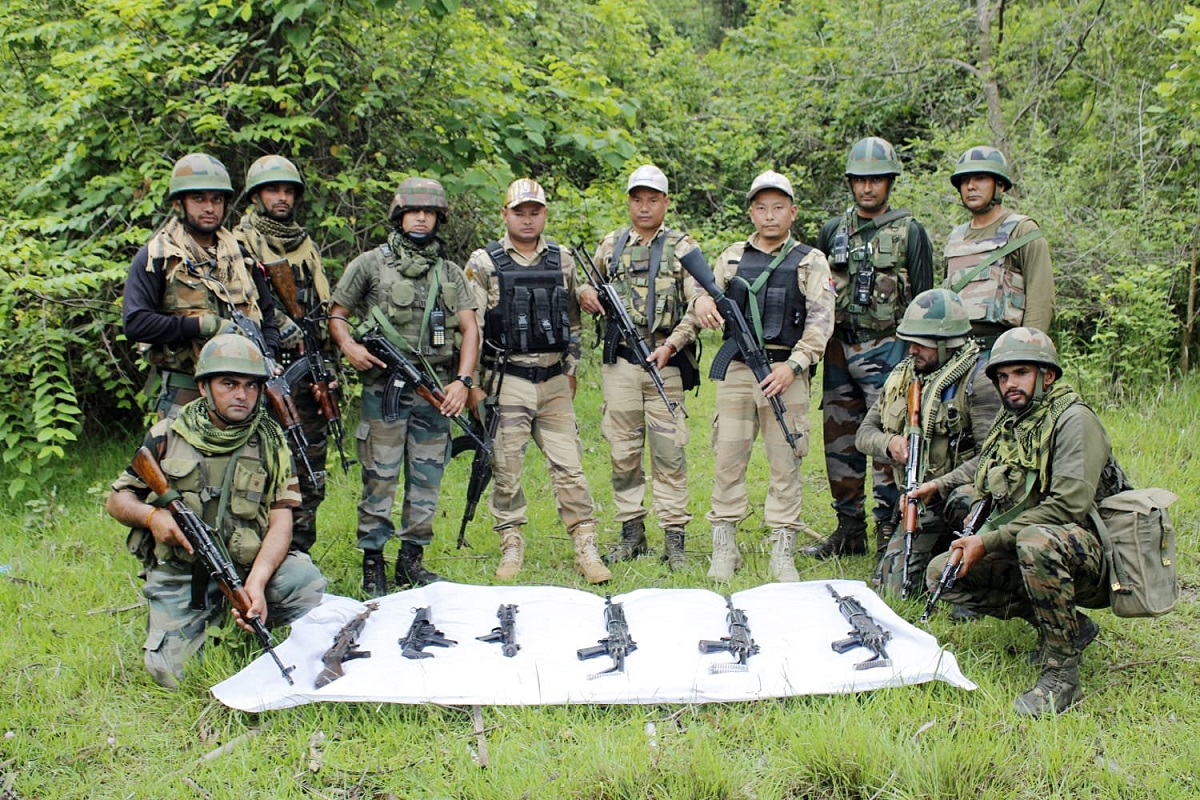 Huge cache of arms and ammunition seized in Manipur