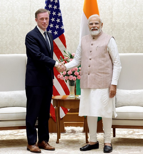US NSA Sullivan meets PM Narendra Modi in New Delhi/ANI