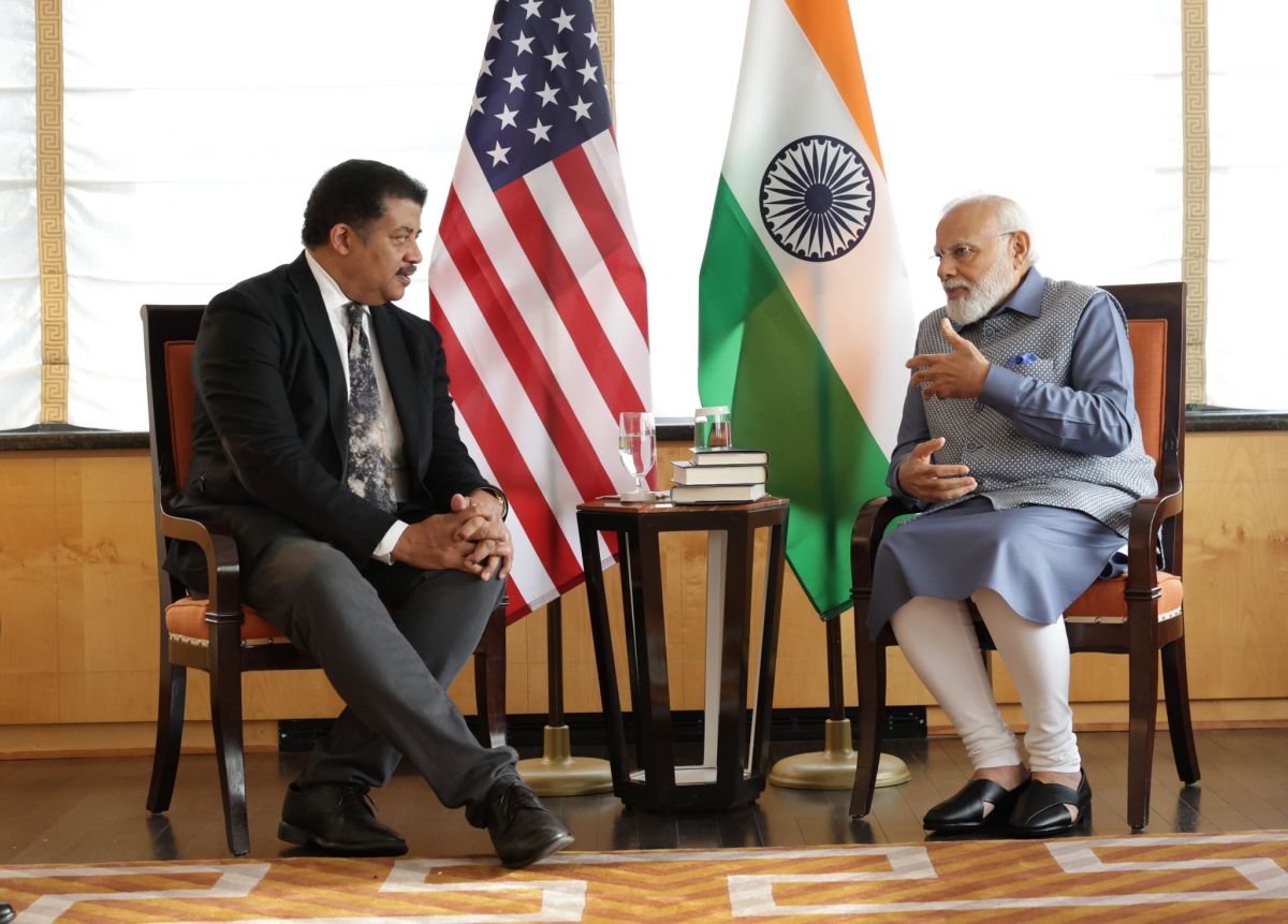 What Modi said to Neil deGrasse Tyson