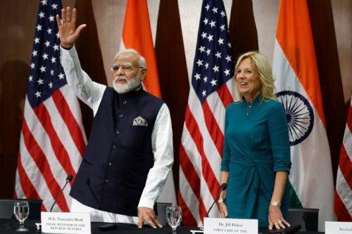 PM Modi with Dr Jill Biden