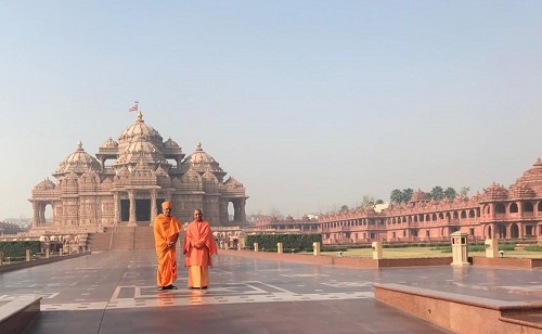 Akshardham temple in New Delhi/ANI