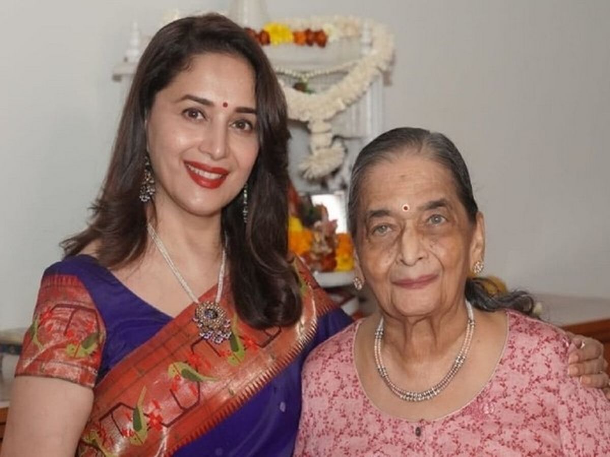 Madhuri Dixit’s mother Snehalata Dikshit dies at 90