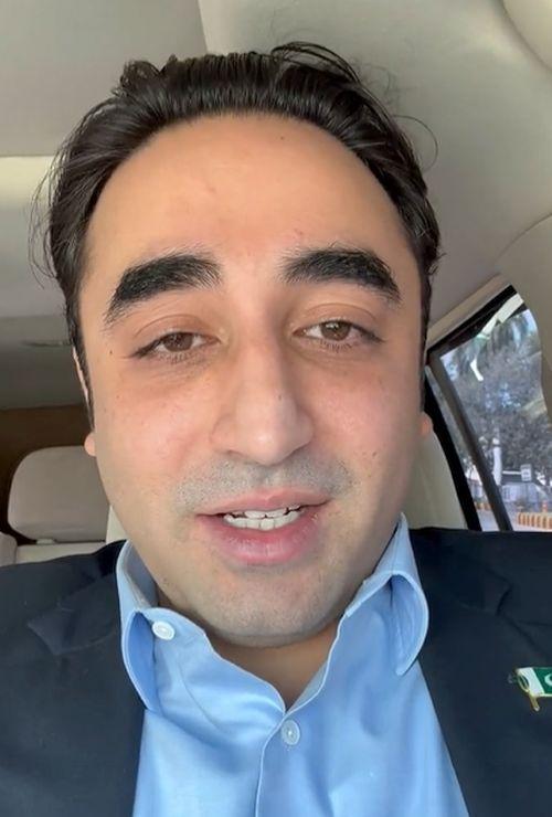 Bilawal Bhutto tweets en route to the airport