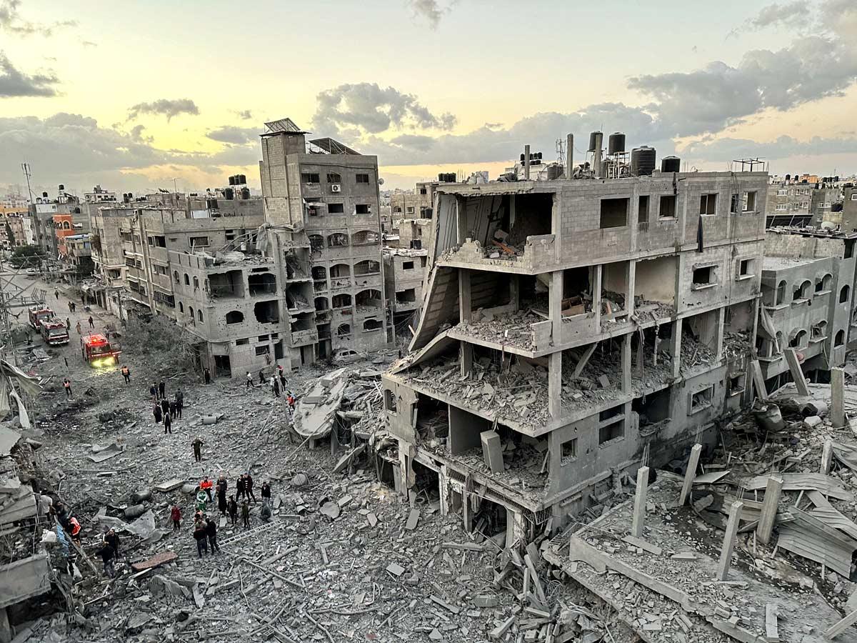 Death and destruction in Gaza