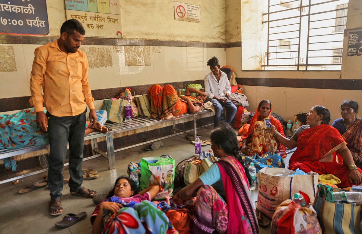 The Nanded hospital. Pic: Francis Mascarenhas/Reuters