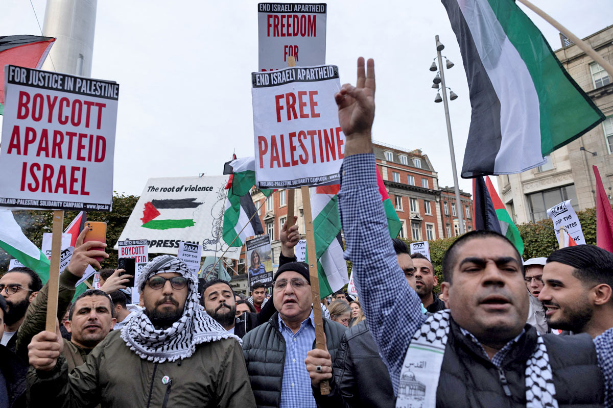 'Palestinians want the same freedom Gandhi fought for'