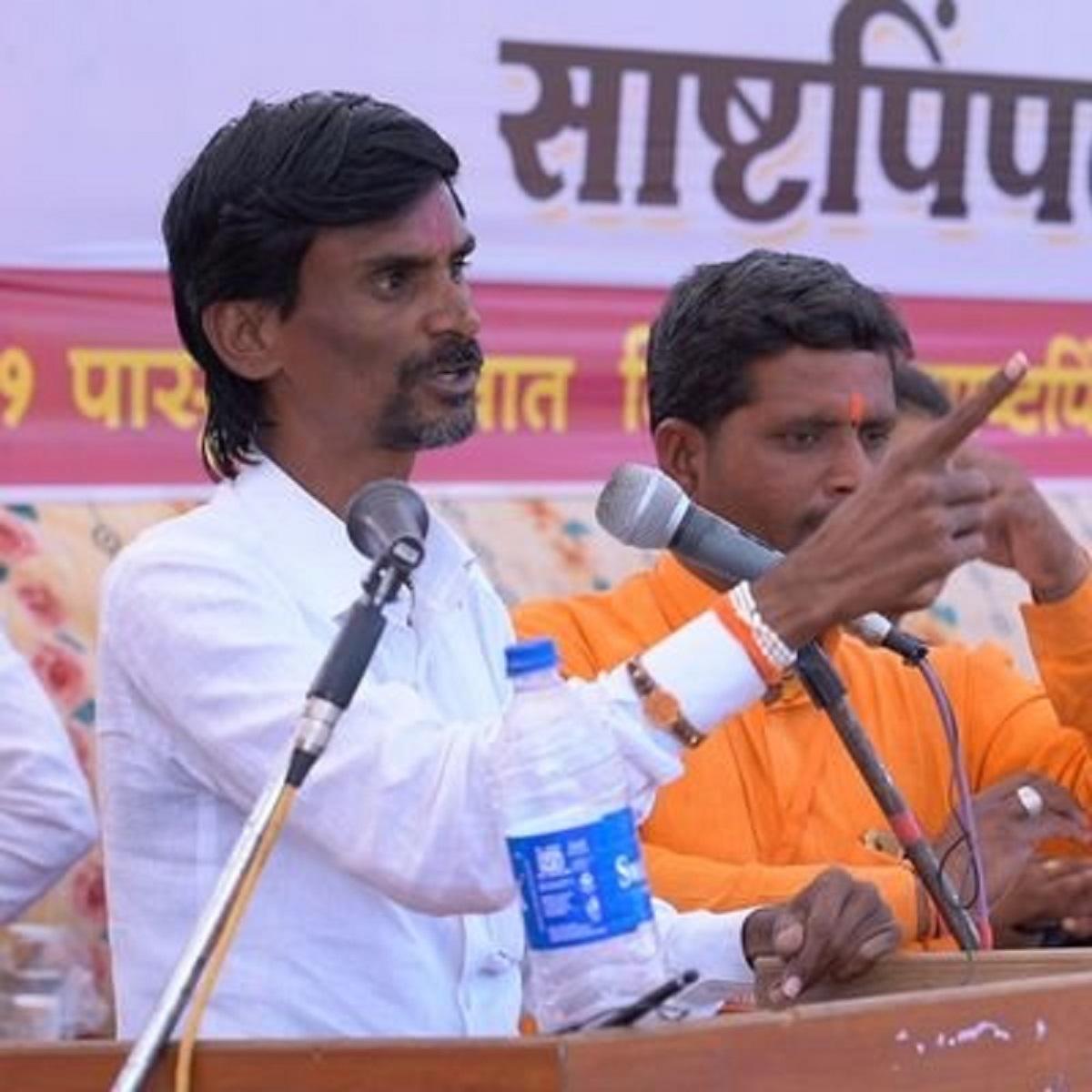 Maratha quota agitator Manoj Jarange/File image