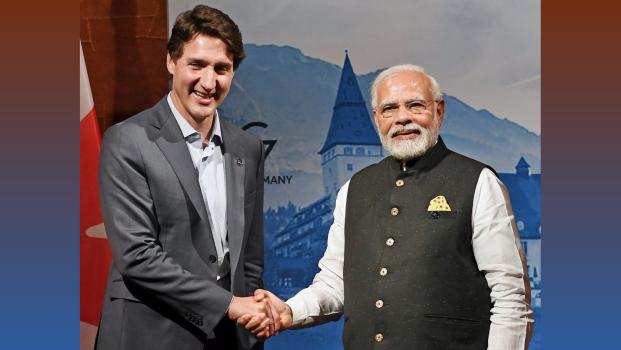 Prime Minister Narendra Modi and Justine Trudeau/File image