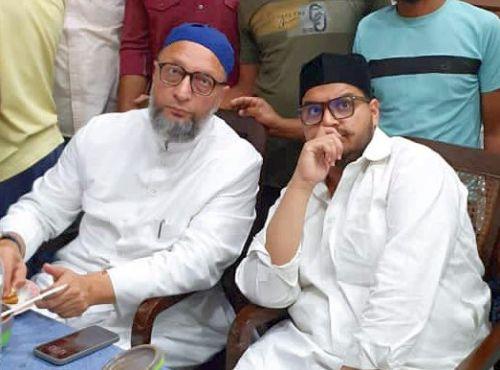 Stand with...: Owaisi meets Mukhtar Ansari's family