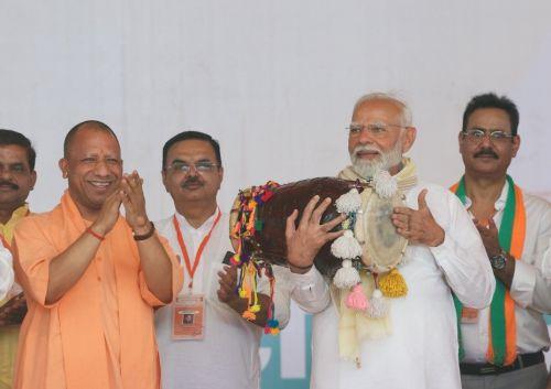 PM at a rally in Amroha, UP