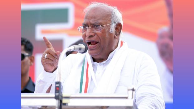 Congress president Mallikarjun Kharge