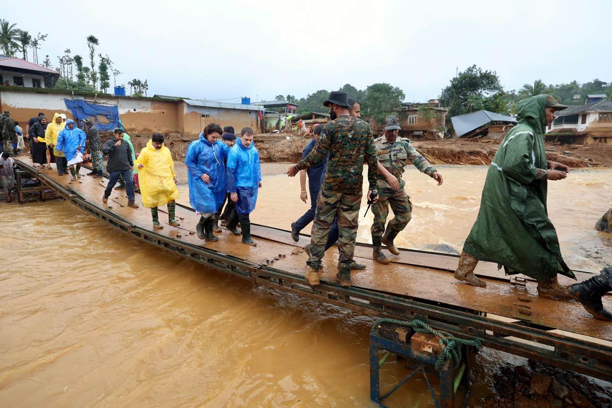 Wayanad landslides a national disaster: Rahul