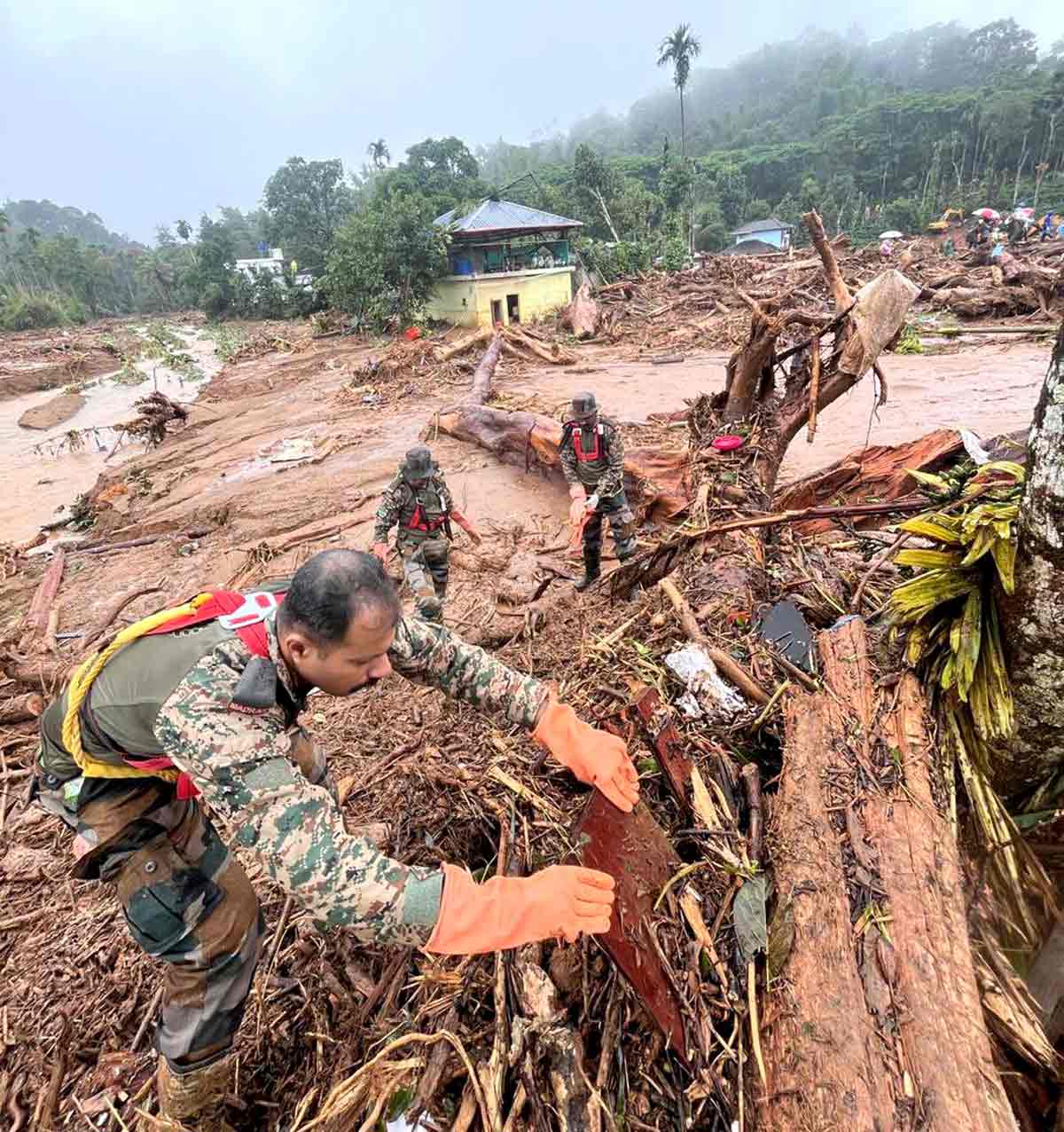 Wayanad rescue ops enter 5th day, death toll at 215