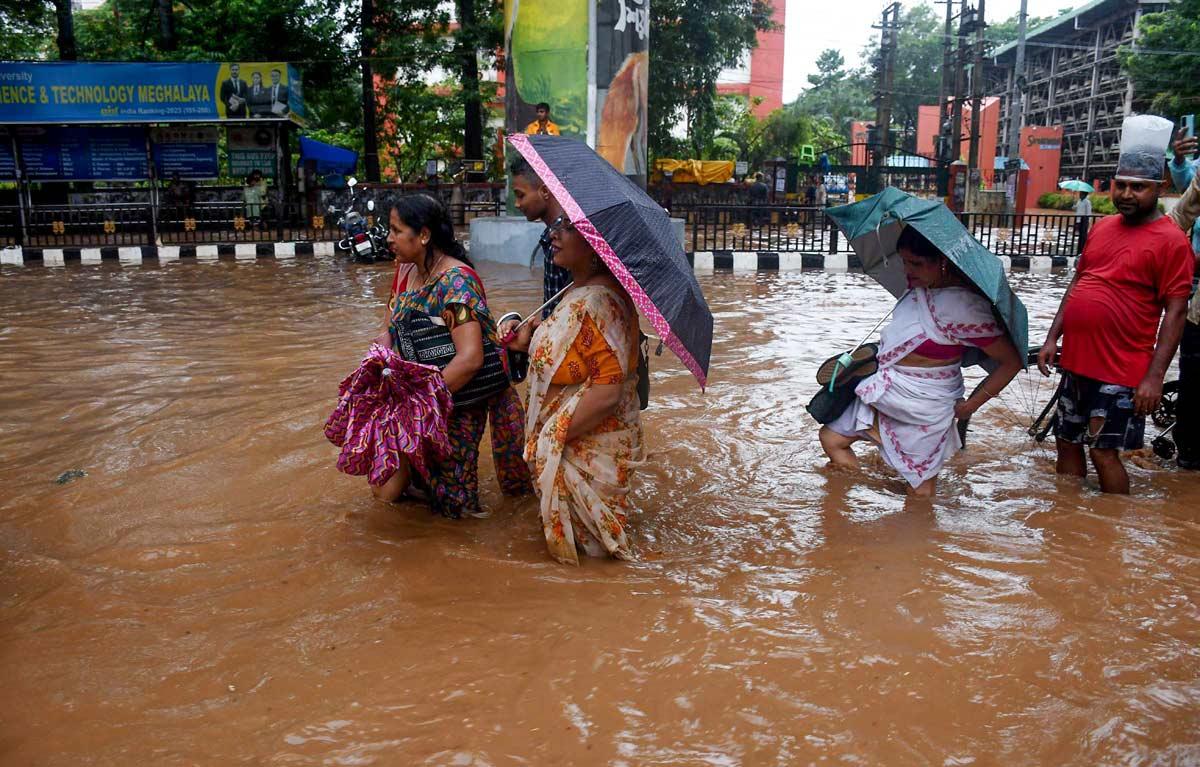 Heavy rains in India