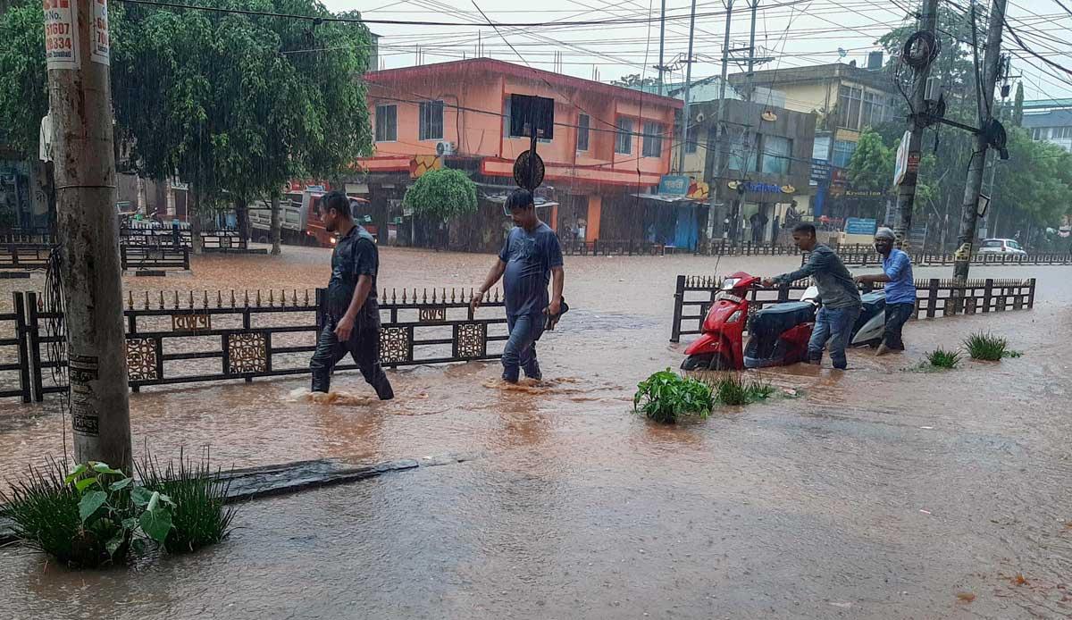 Heavy rains in India