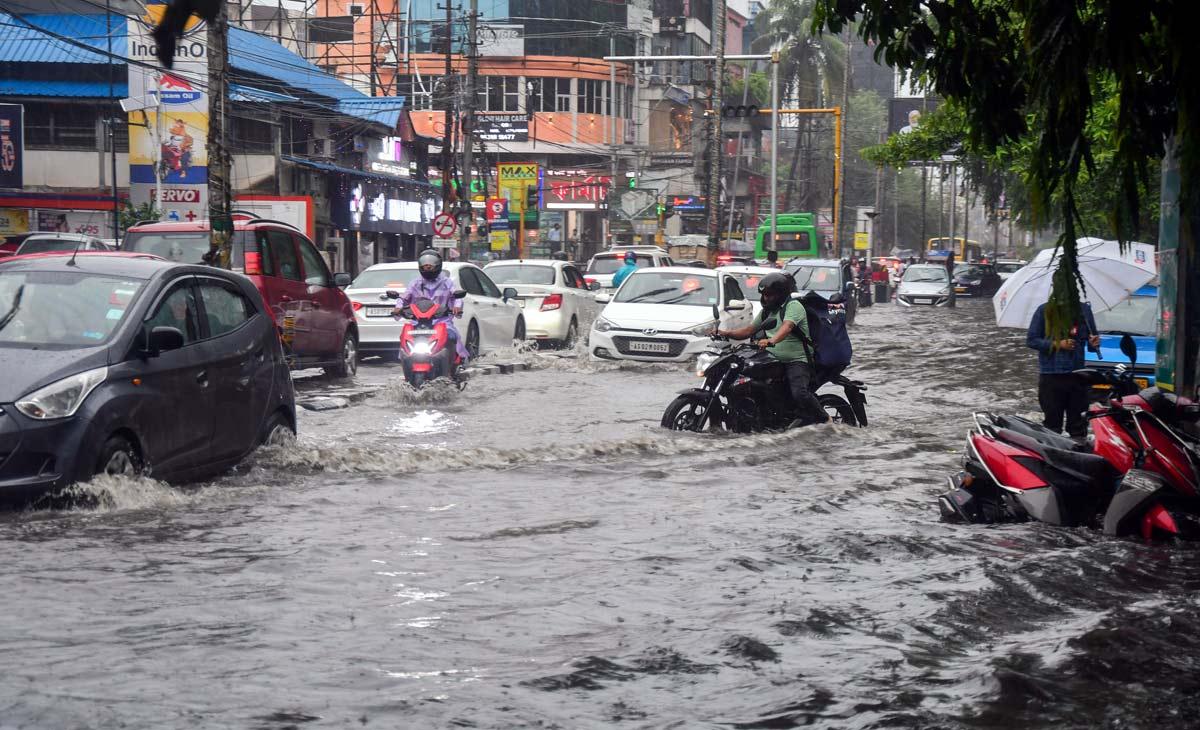 Heavy rains in India