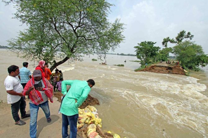 Heavy rains in India