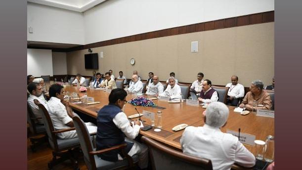 The all-party meeting on Bangladesh this morning