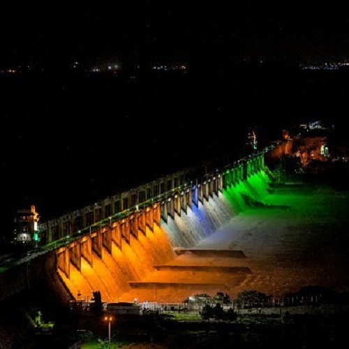 A view of the Tungabhadra dam/Courtesy X