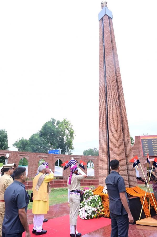 Balidan Stambh inaguration in Kashmir