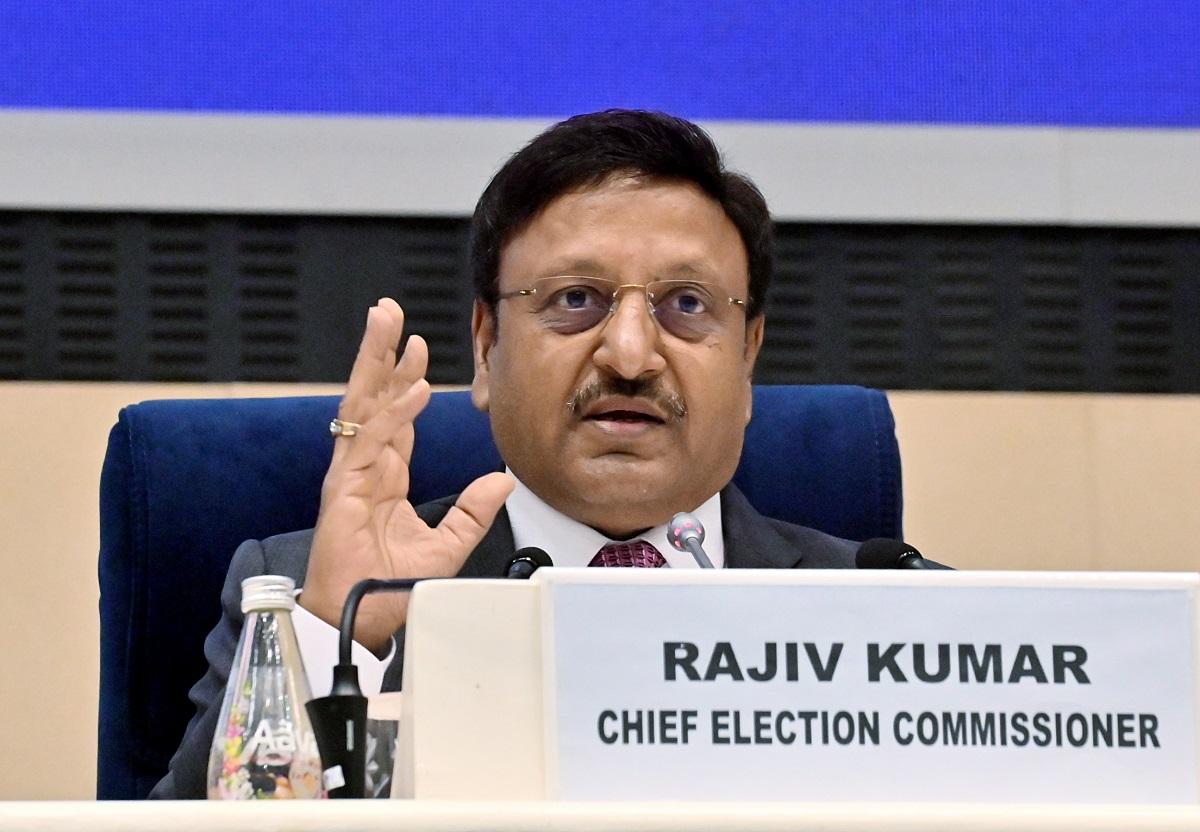 Chief Election Commissioner Rajiv Kumar