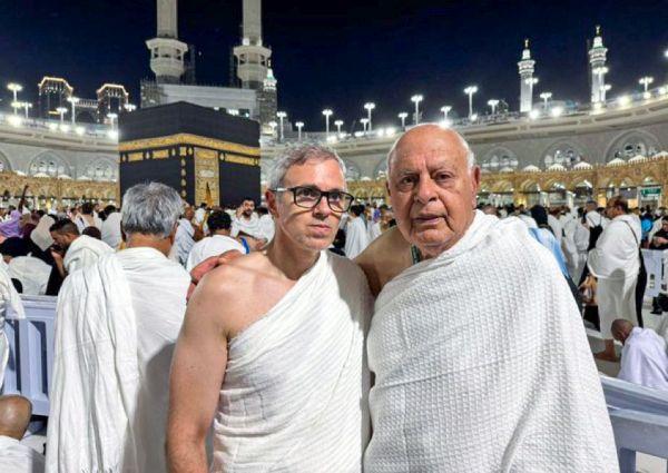 The Abdullahs during the Umrah last month