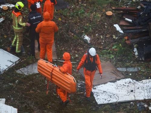 Rescue operations underway at the blast site in Hague, Netherlands/Reuters/ANI Photo